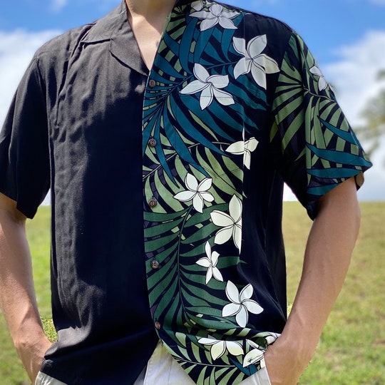 Super Soft Rayon Hawaiian Vintage Hibiscus Aloha Shirt