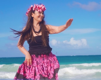 Made in Hawaii Handmade Art Hawaiian Pau Skirt/Hula Skirt Hula Dance Performance Photography Skirt Bulk Order Handmade Gift