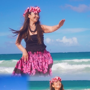 Made in Hawaii Handmade Art Hawaiian Pau Skirt/ Hula Skirt - Hula Dance Performance Skirt