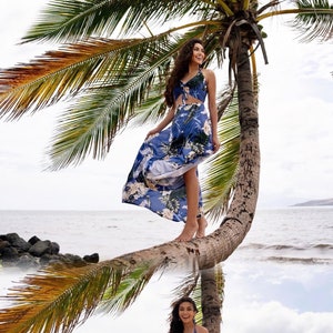 NinthIsle Made in Hawaii Luau Wrap Pants & Top Set – tropical sarong outfit for Cultural Events, Matching Family and Wholesale Welcome