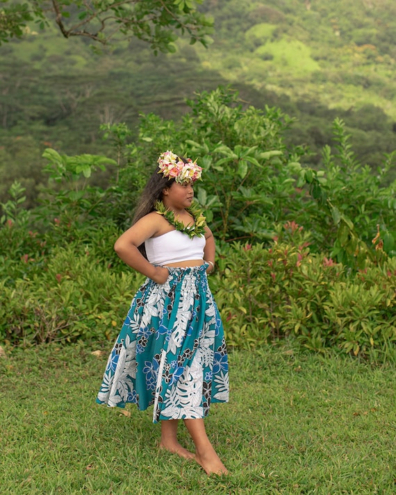 Hecho en Hawaii Arte hecho a mano Falda hawaiana Pau / Falda Hula Falda de  rendimiento de danza Hula Orden a granel Colores brillantes Bueno para las  fotos -  México