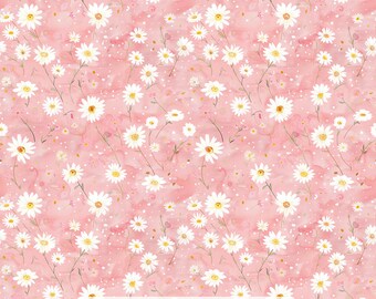 24/SUMMER NI&I Cotton Poplin Fabric - Tiny Daisy Series - Handmade