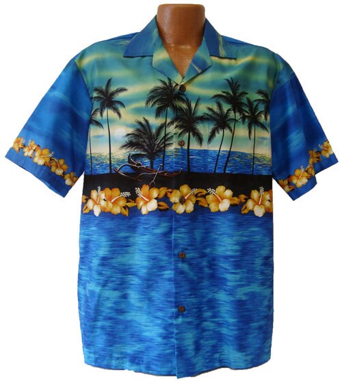 Made in Hawaii USA Hawaiian Sunset Aloha Shirt 100% - Etsy Australia