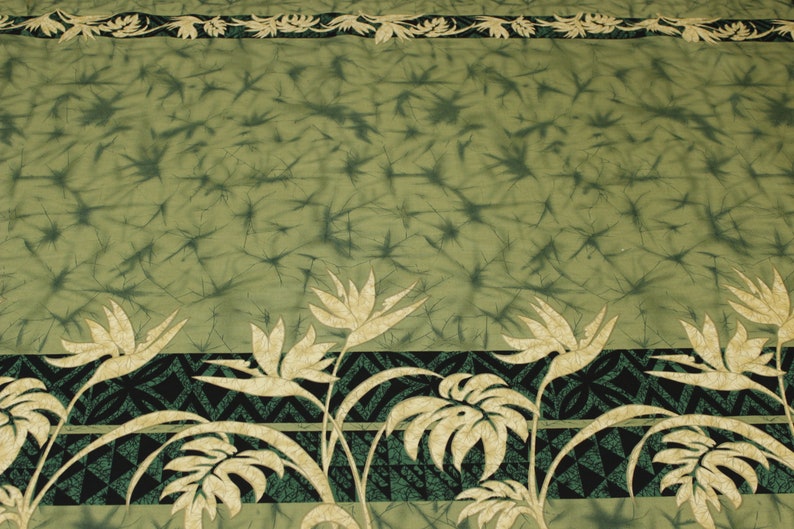 Bird of Paradise Original Design Fabric Sold by the Yard 100 /% Cotton Exclusive Design Tropical Fabric