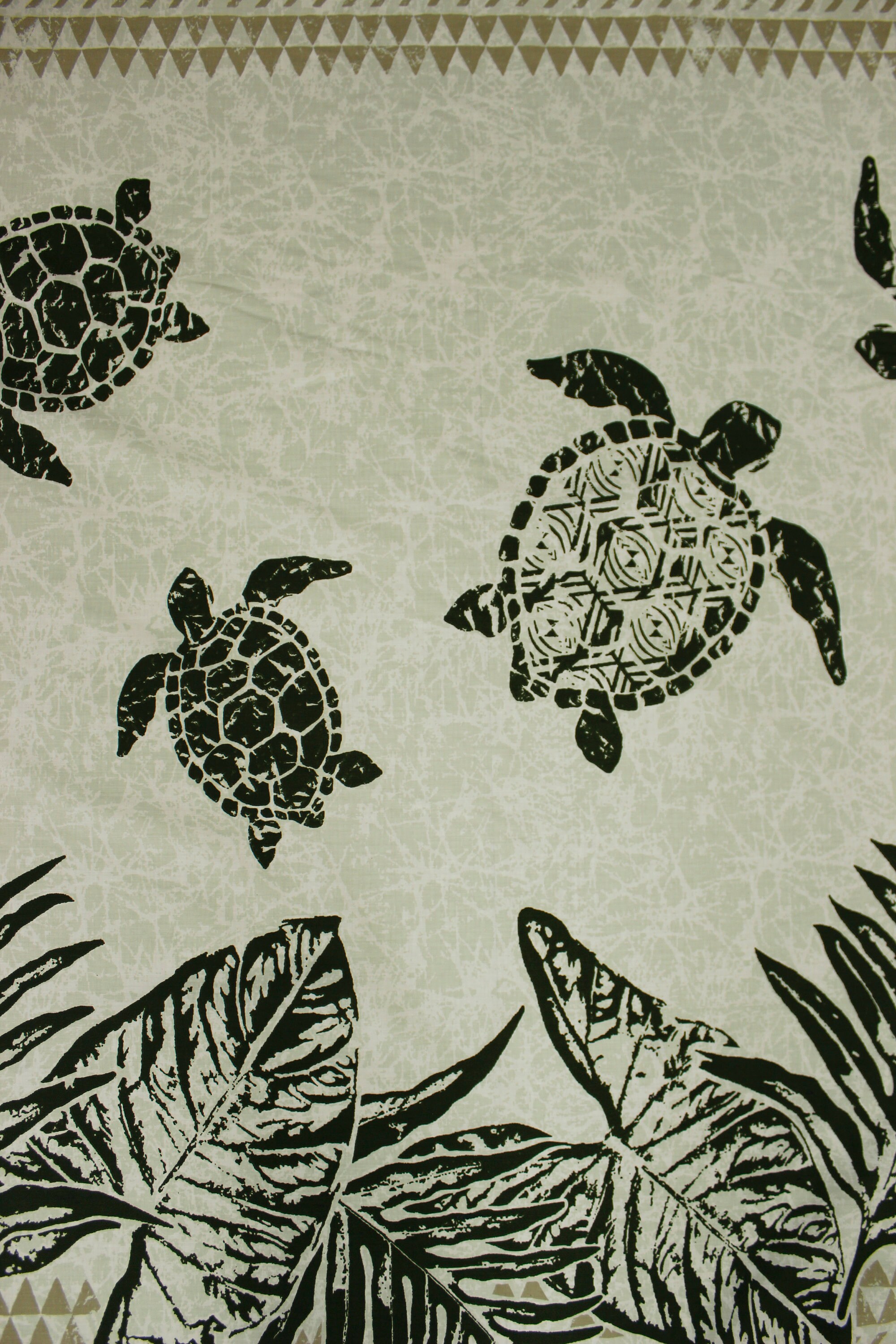 Turtle Hawaii Design Fabric Turtle Sand Blue Navy Sold by Etsy