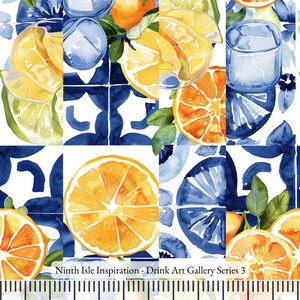 24/SPRING NinthIsle Inspiration Exclusive Elegant Art 100 % Cotton Fabric - Drink Art Gallery Series - Sold by the Yard DIY Bulk Gifts