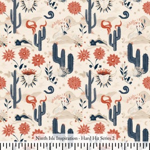 25/SUMMER NinthIsle Inspiration Exclusive Fun Art 100 % Cotton Fabric - Hard Hit Series - By The Yard, Bulk Handmade Gifts