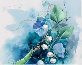 25/A Pea for Every Yi Yi 《一一》 Cotton Poplin Fabric by the Yard