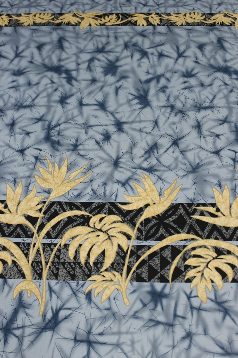 Bird of Paradise Original Design Fabric Sold by the Yard 100 /% Cotton Exclusive Design Tropical Fabric