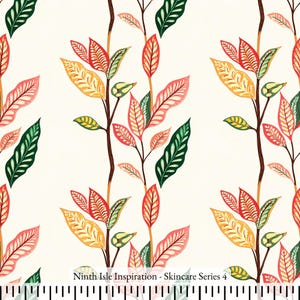 25/SUMMER NinthIsle Inspiration Exclusive Fun Art 100 % Cotton Fabric - Skincare Series - By The Yard, Bulk Handmade Gifts