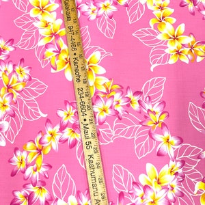 Flower Lei Blumenketten - knitterfreier tropischer Stoff in leuchtenden Farben - Verkauft Schüttgut - 65 Poly / 35% Baumwolle - Großbestellung möglich