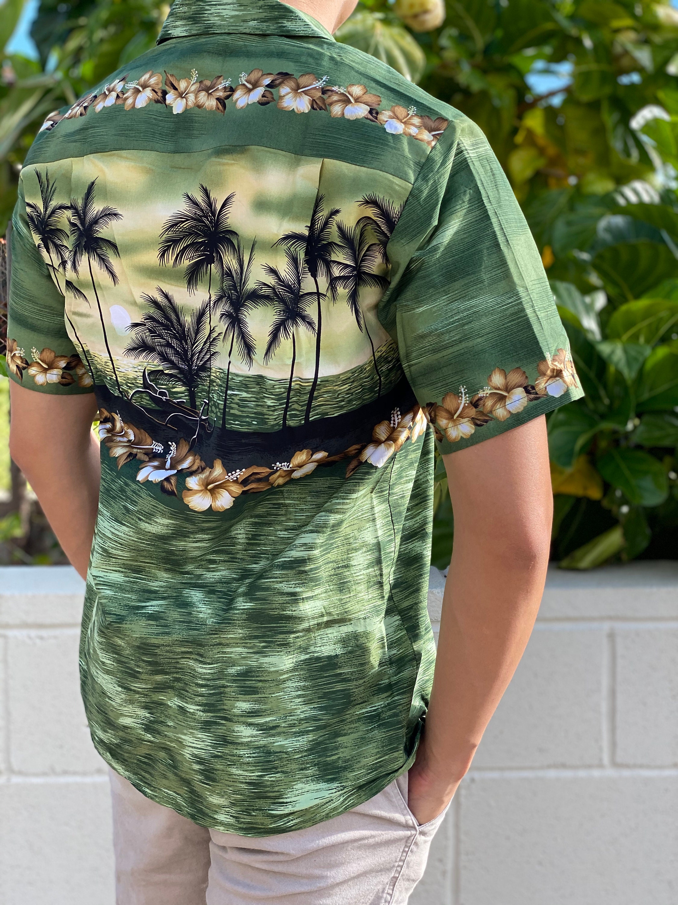 Made in Hawaii USA Hawaiian Sunset Aloha Shirt 100% - Etsy Australia