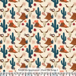 25/SUMMER NinthIsle Inspiration Exclusive Fun Art 100 % Cotton Fabric - Hard Hit Series - By The Yard, Bulk Handmade Gifts