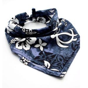 Bandana w kształcie szalika NinthIsle Made in Hawaii – trwała, zabawna, z nadrukiem, miękka, oddychająca chusta na głowę, opaska na szyję i personalizowany dodatek dla zwierząt