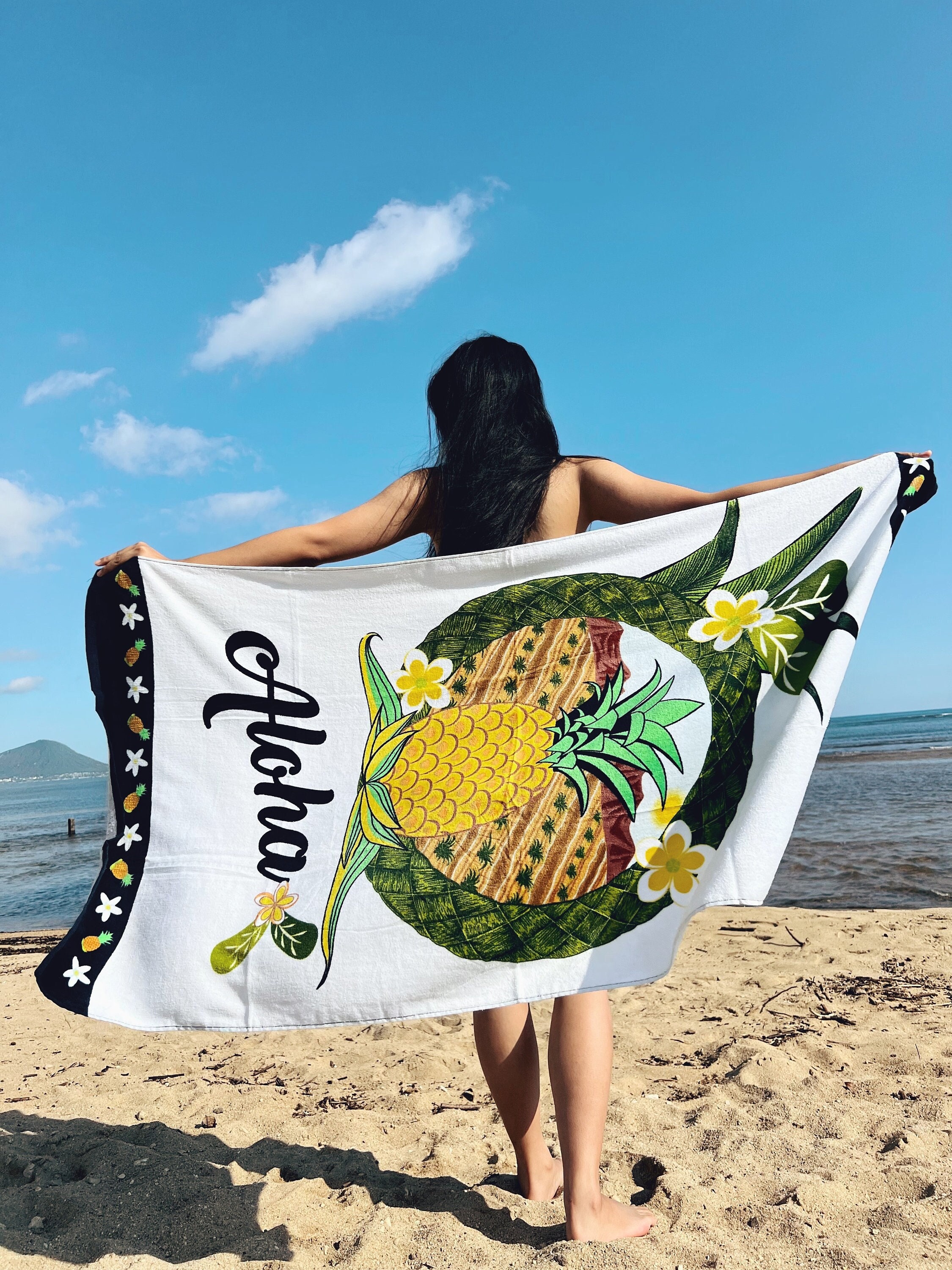 Ninthisle Cotton Beach Towel – Soft Absorbent, Regular and