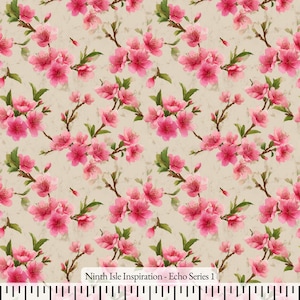 25/SUMMER NinthIsle Inspiration Exclusive Elegant Fun Fun Art 100 % Cotton Fabric - Echo Series - By the Yard, Handmade Bulk Order Available