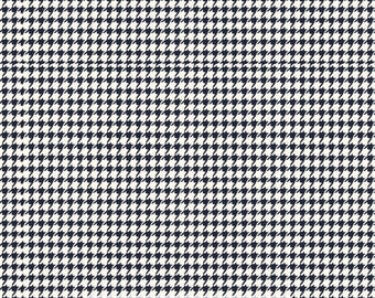 26/Lona de algodón 100% con estampado de pata de gallo, 60" de tela cortada a medida.