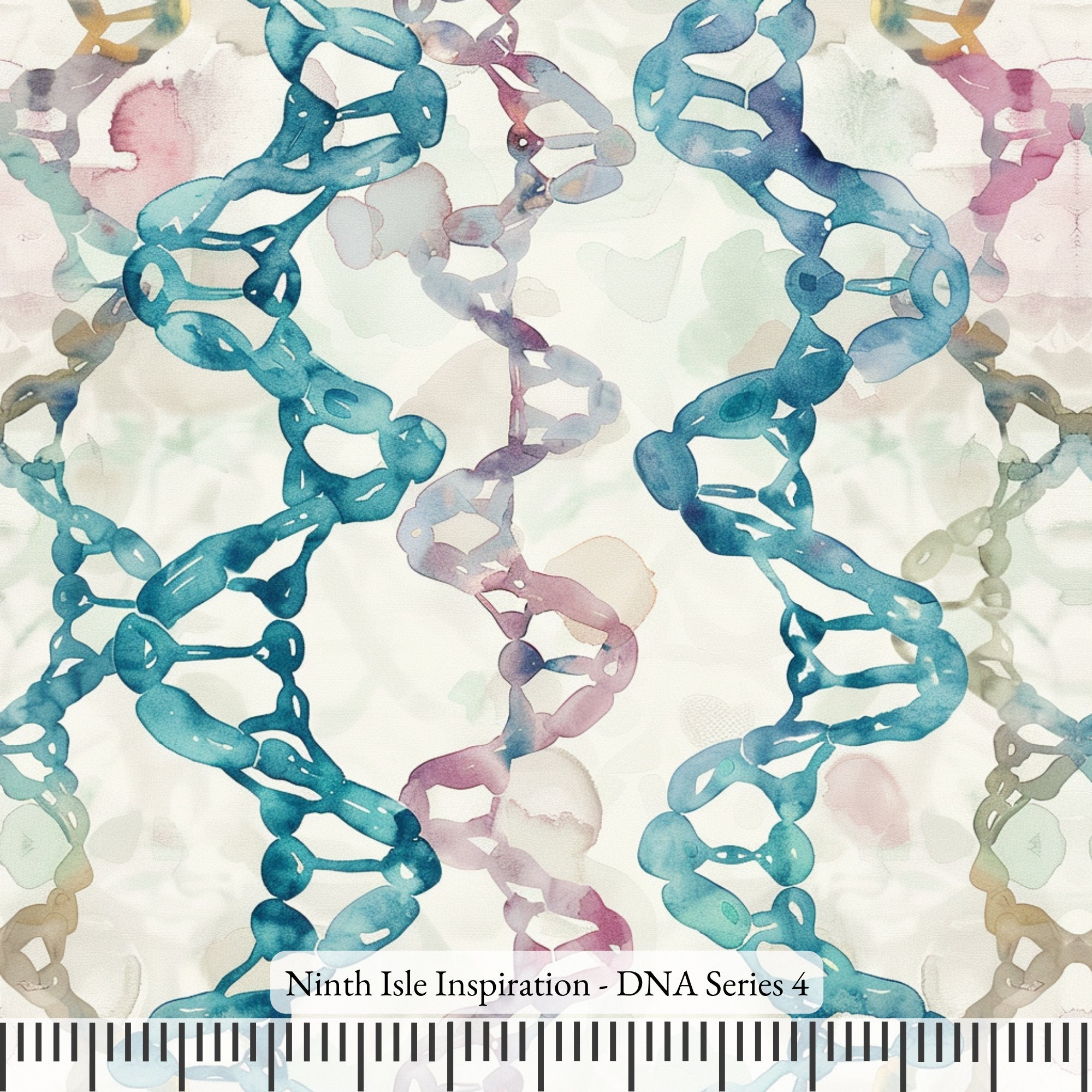 23/WINTER NI&I 《我和你》 Cotton Fabric - DNA Series - Handmade Print in ...