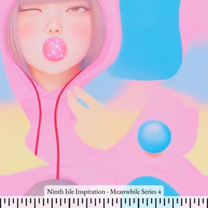 25/SPRING NinthIsle Inspiration Exclusive Creative Art 100 % Cotton Fabric - Meanwhile 广场的鸽子 占领头版的报纸 Series - D-I-Y Bulk Order Available