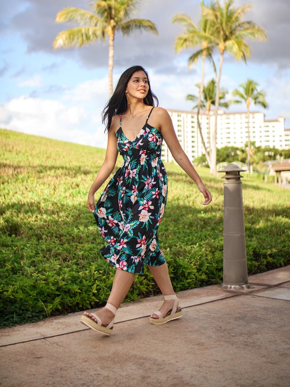 Ninthisle Made in Hawaii Elegant Super Soft Women's Vacation Dress Tropical Aloha Sundress for Beach Weddings, Honeymoons, Resort & Events - Etsy Ninthisle Made in Hawaii Elegant Super Soft Women's Vacation Dress Tropical Aloha Sundress for Beach Weddings, Honeymoons, Resort & Events - Etsy