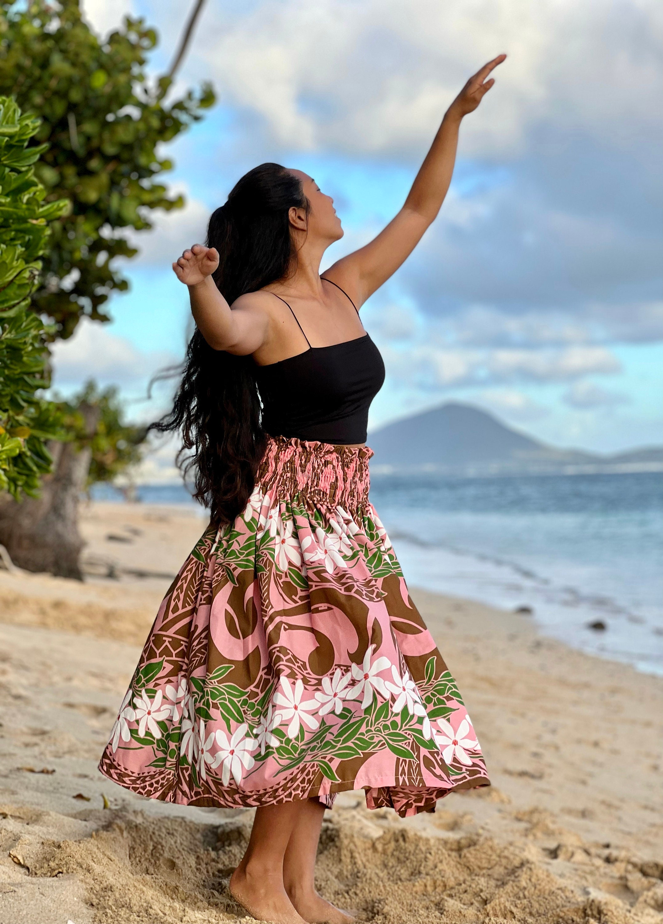 Hecho en Hawaii Arte hecho a mano Falda hawaiana Pau / Falda Hula Falda de  rendimiento de danza Hula Orden a granel Colores brillantes Bueno para las  fotos -  México