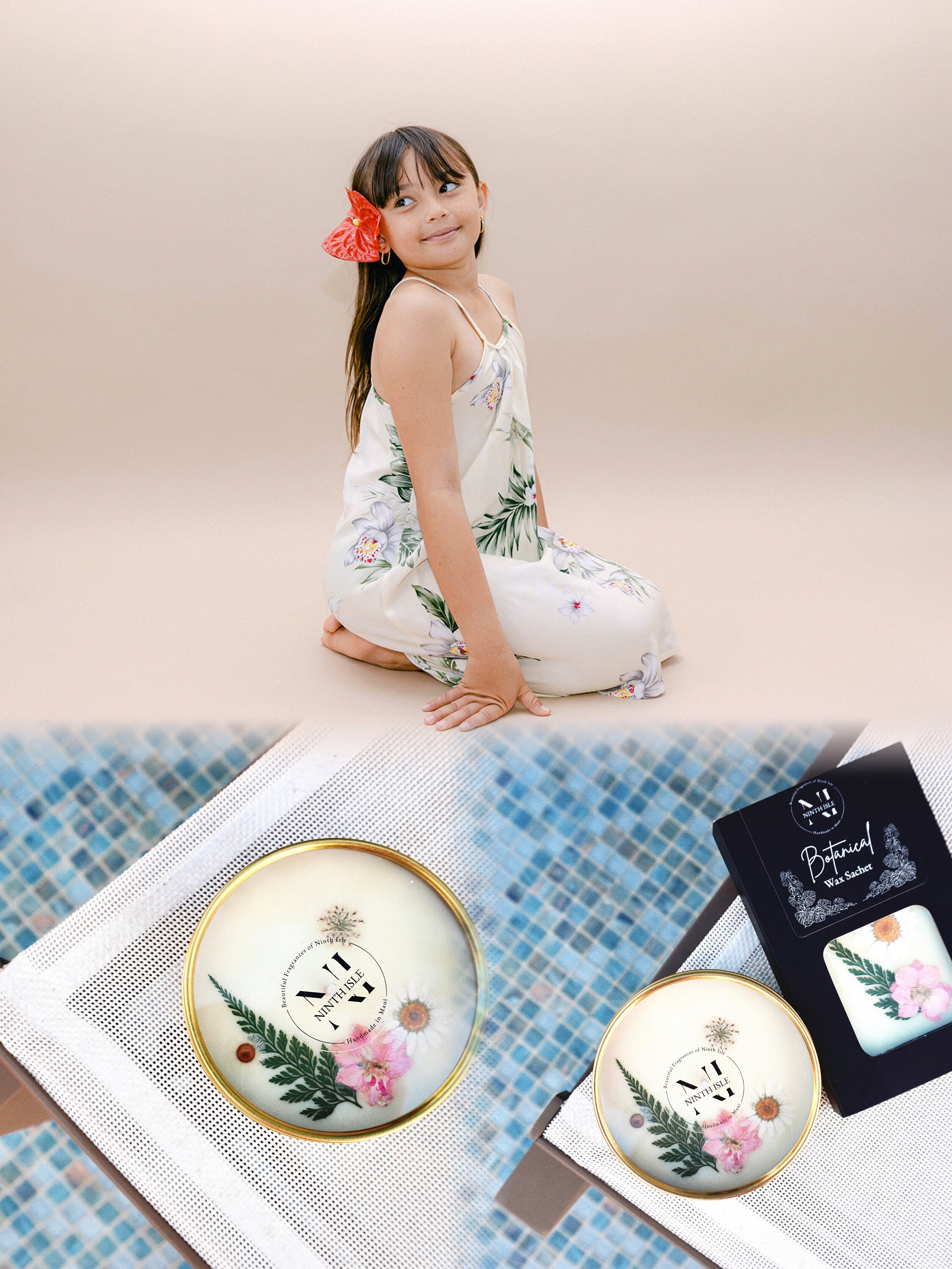 NinthIsle ハワイ製、お揃いのアロハシャツ＆ドレス - スーパーソフト