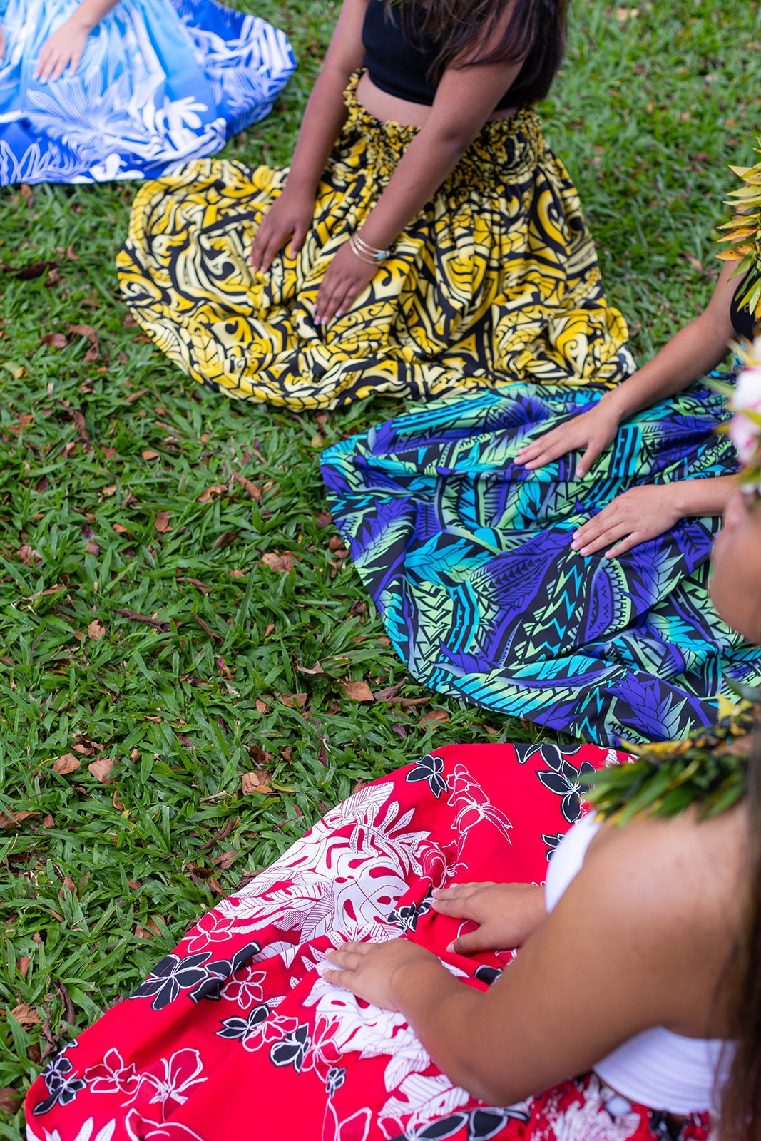 Paondor hula衣装 Children's Hula Top, Traditional Pa'u Top - Etsy