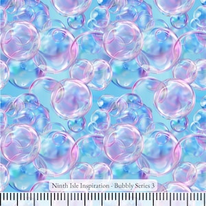 23/WINTER NinthIsle Inspiration Exclusive Creative Art 100 % Cotton Fabric - Bubbly Series - Sold by the Yard DIY Bulk Order Handmade Gifts