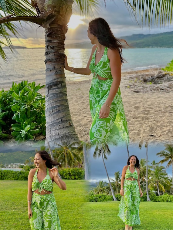 Ensemble hawaien homme sale