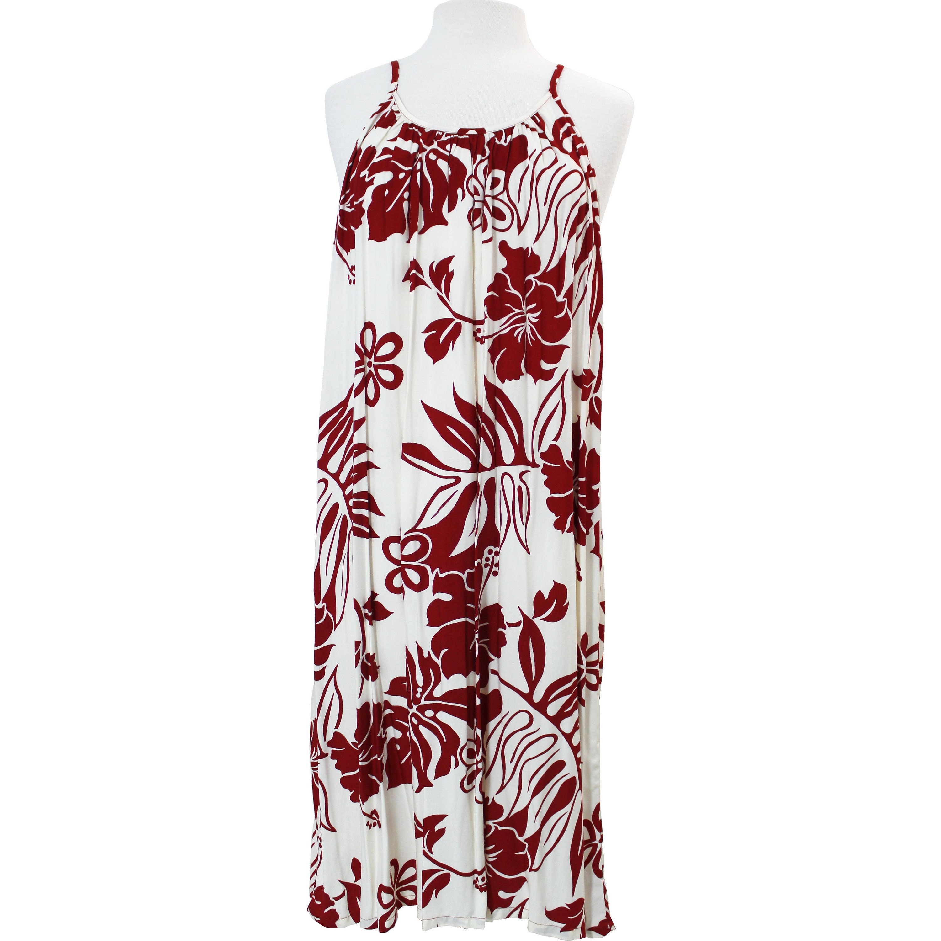 Made in Hawaii Soft Halter Dress Summer A Line Floral Dress | Etsy