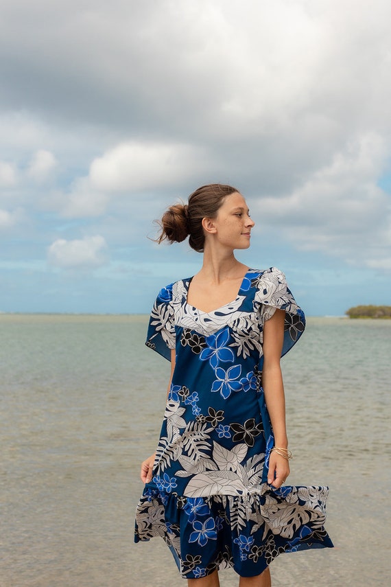 Short muumuu dress cheap