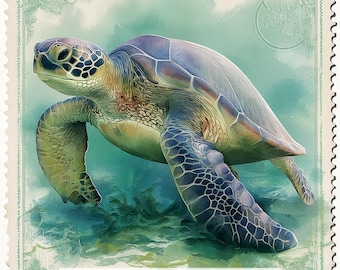 26/Mr. Sea Turtle《出海》Cotton Poplin Fabric by the Yard