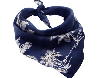 NinthIsle Made in Hawaii Matching Bandana Scarf – Durable Fun Print, Soft Breathable Headscarf, Neck Wrap & Pet Customizable Accessory