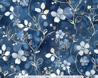 24/WIOSNA NinthIsle Inspiracja Ekskluzywna Elegancka Sztuka 100% Tkanina Bawełniana - Seria Wonderful Tonight - Sprzedawana na wymiar DIY Hurtowe Zamówienie Prezentów
