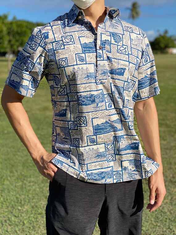 Cotton Polo Shirt Ulu Fruit Ferns and 