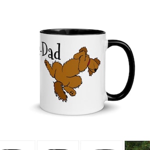 Personalised Doodle dad Mug, dog dad mug, Father’s Day gift | best labradoodle coffee | Red Labradoodle | Goldendoodle | Cockapoo | sproodle