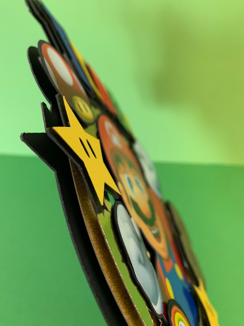 Super Mario Birthday Cake Topper