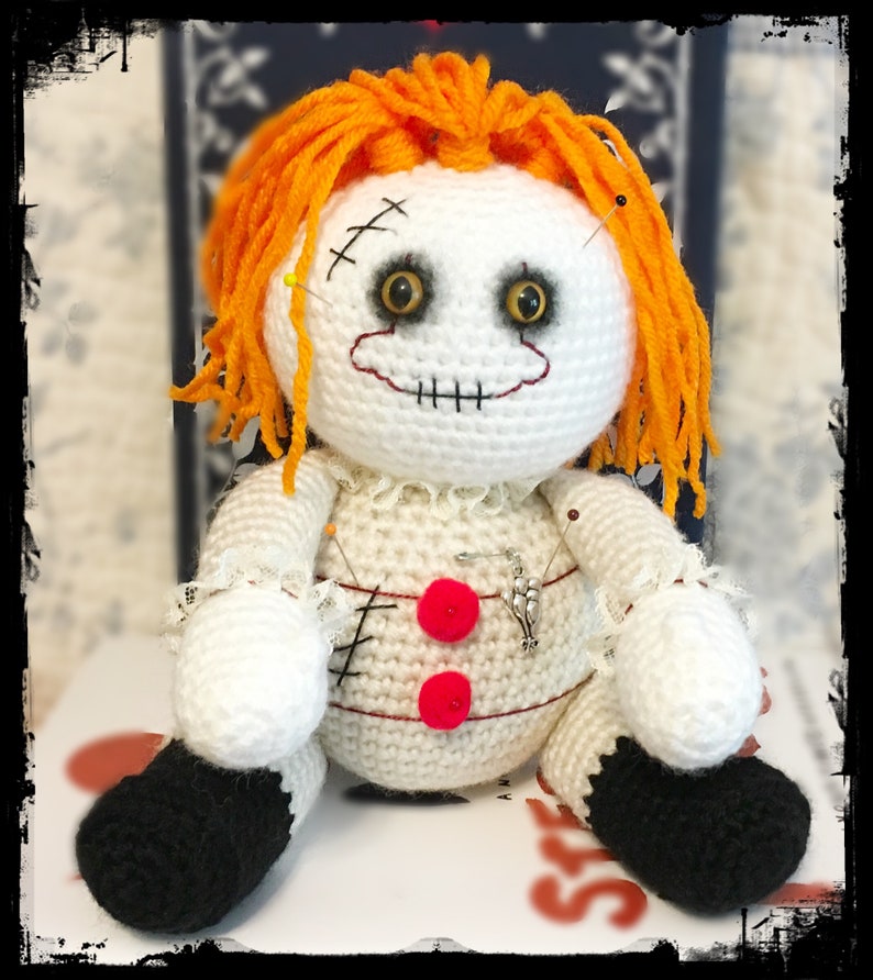Pennywise Handmade Crochet Voodoo Doll