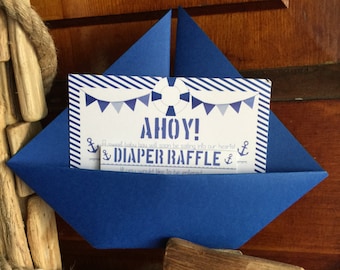 Segelboot einladen, nautische einladen, angepasst für Ihre Veranstaltung - ideal für Baby-Dusche, Brautdusche oder Geburtstag