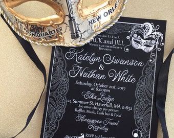 Masquerade Ball Party invites- Customized for any event type