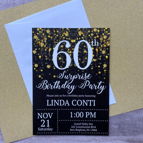 Party time lightbox celebration message with luxury gold party