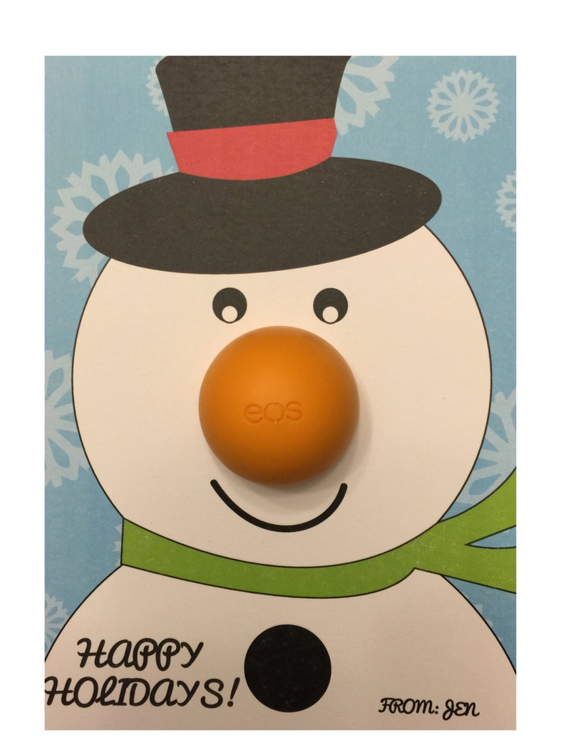 EOS Chapstick Holiday Gift Card Santa And Snowman Secret Etsy eos-chapstick-holiday-gift-card-santa-and-snowman-secret-etsy