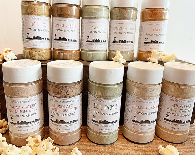 Gourmet Popcorn Seasoning Blend Flavored Popcorn Mix Party Popcorn Bar