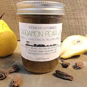 Cardamom Pear Jam Homemade Pear Preserves Pure All Natural Farm to Table Jam from Boondock Enterprises image 6