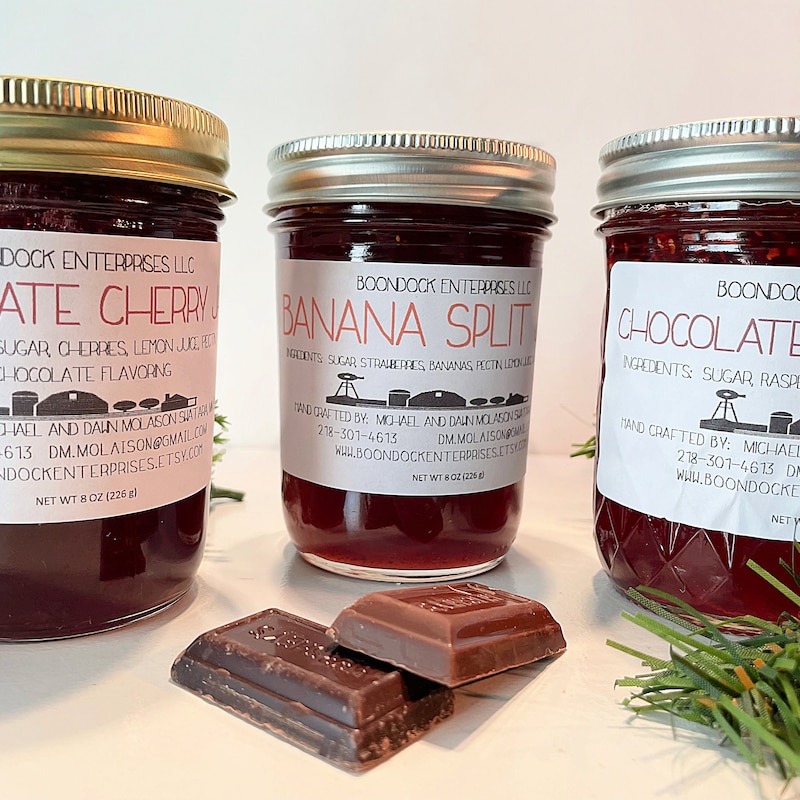 Cherry Jam Party Favors - Etsy