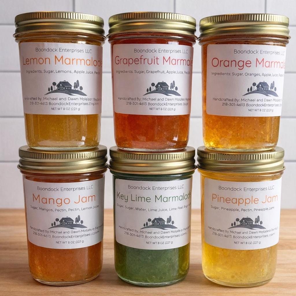 Citrus Marmalade Jams – Choose From 3 Flavors - Homemade Farm-to