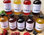 Fruit Shrub Vinegar - Choose from 10 Flavors - Drinking Vinegar Tonic - Cocktail Mixer - Non Alcoholic Beverage