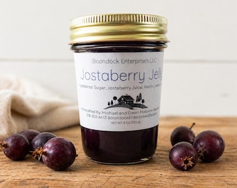 Jostaberry Jam - Tart Sweet Heirloom Jam - Homemade, Unique and Hard to Find Berry Jelly