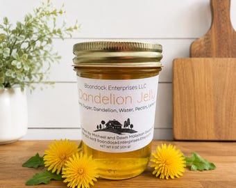 Dandelion Jelly - Unique Floral Artisan Jelly for the Garden or Botanical Lover