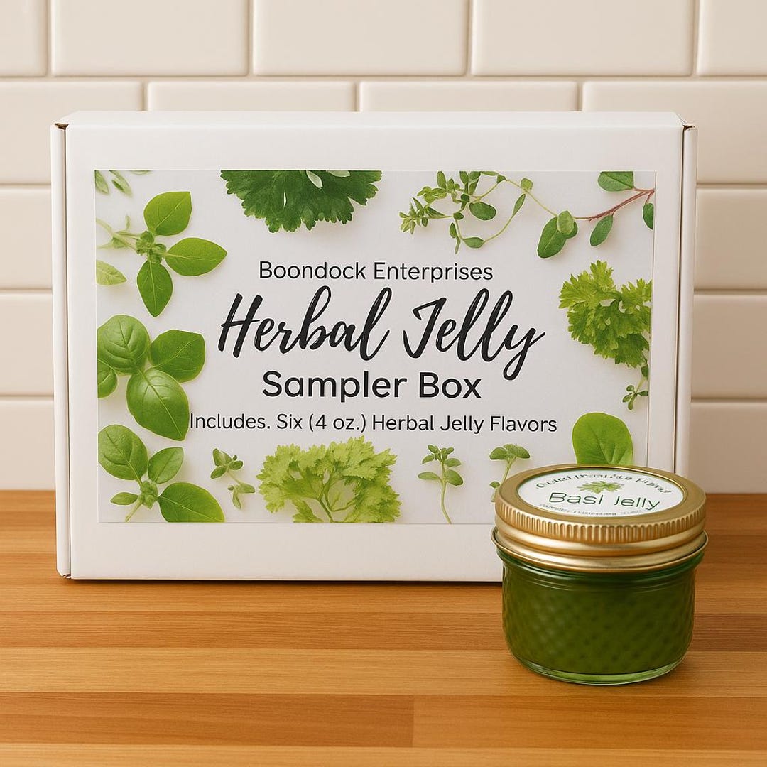 Herbal Jelly Sampler – 6 Assorted Flavors | Small Batch Artisan